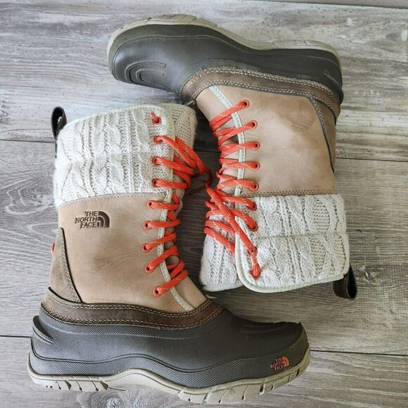 The North Face Shellista Boot Women Size 7 Mid Calf Primaloft Waterproof Lace - Picture 6 of 16